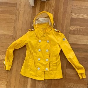 Moncler Yellow Rain Jacket